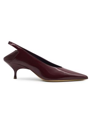 Décolleté Sloane in pelle di vitello bordeaux lucida GIA BORGHINI | SLOANE8855